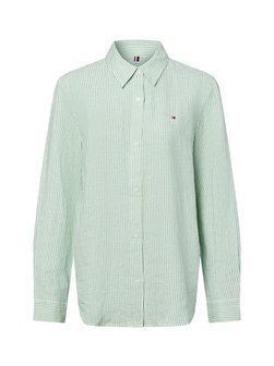 Artikelbild Damen Leinenbluse von Tommy Hilfiger in lind beige gestreift