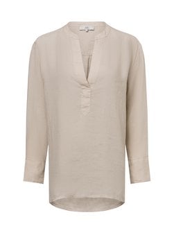 Artikelbild Damen Leinenbluse von Ipuri Essentials in kitt uni