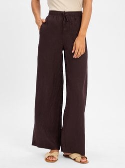 Artikelbild Damen Leinenhose - Mileni Linen von Opus in schoko uni