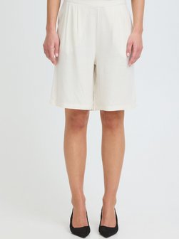 Damen Leinenhose - OXNInna Linen Mix Bermuda