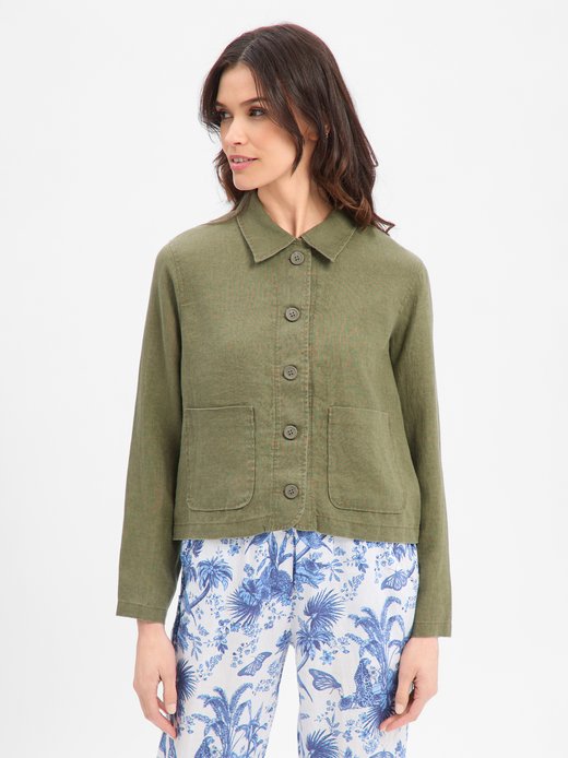 Damen Leinenjacke