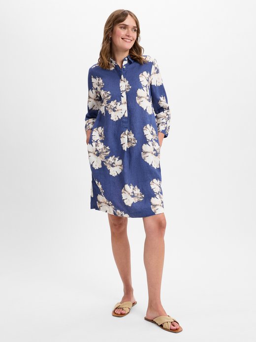 Damen Leinenkleid
