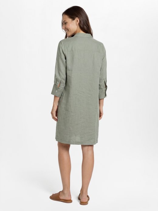 Damen Leinenkleid