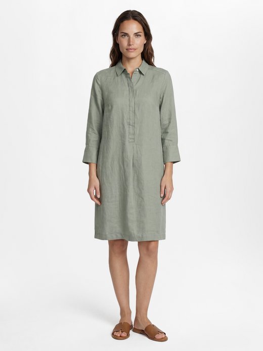 Damen Leinenkleid