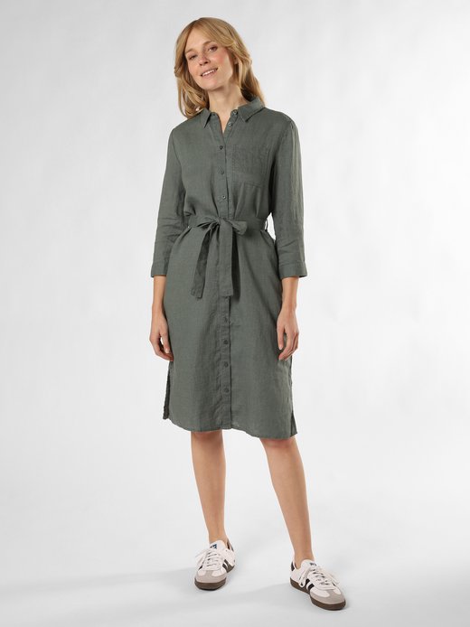 Damen Leinenkleid