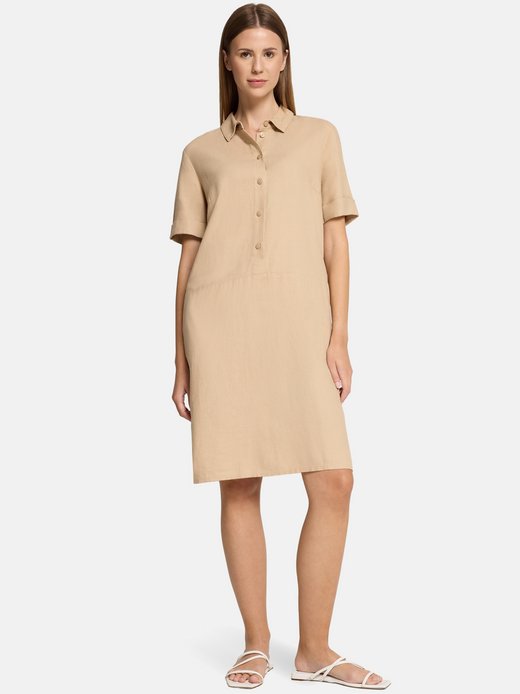 Damen Leinenkleid
