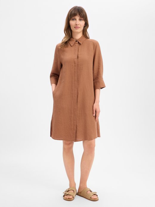 Damen Leinenkleid