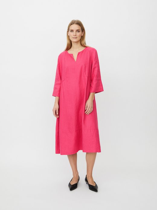 Damen Leinenkleid