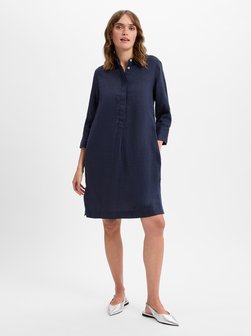Damen Leinenkleid
