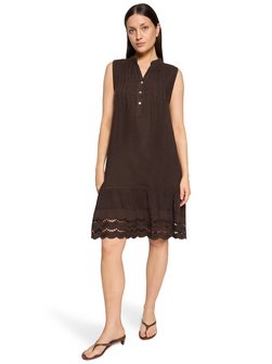 Damen Leinenkleid
