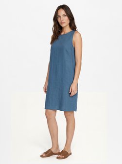 Damen Leinenkleid