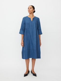 Damen Leinenkleid
