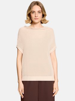 Damen Lochstrick-Pullover