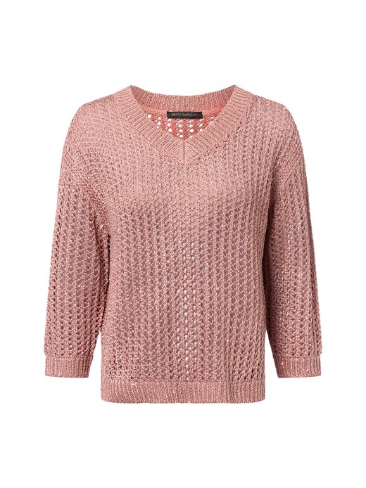Damen Lochstrickpullover