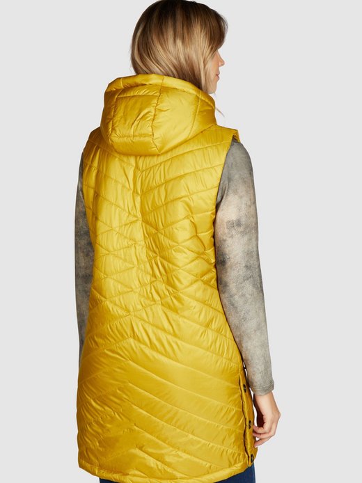 Damen Long-Steppweste