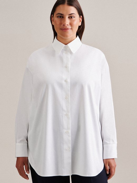 Damen Longbluse - Oversized Fit