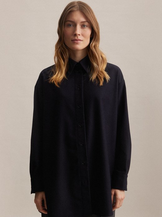 Damen Longbluse - Oversized Fit
