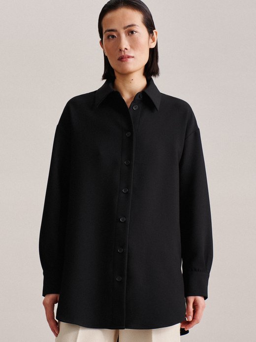 Damen Longbluse - Oversized Fit