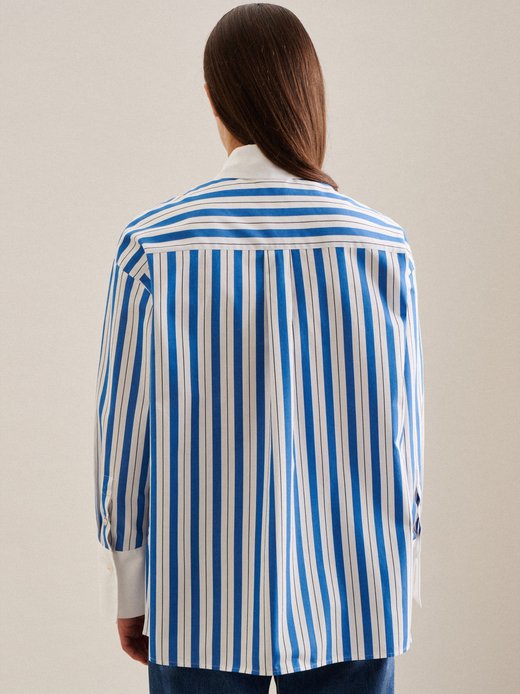 Damen Longbluse - Oversized Fit