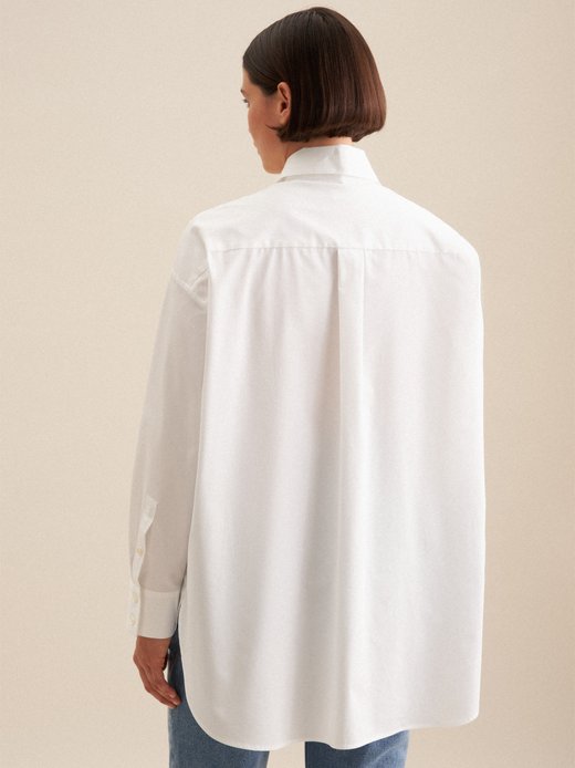 Damen Longbluse - Oversized Fit