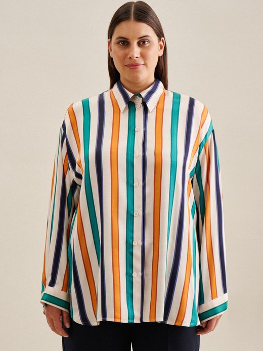 Damen Longbluse - Oversized Fit