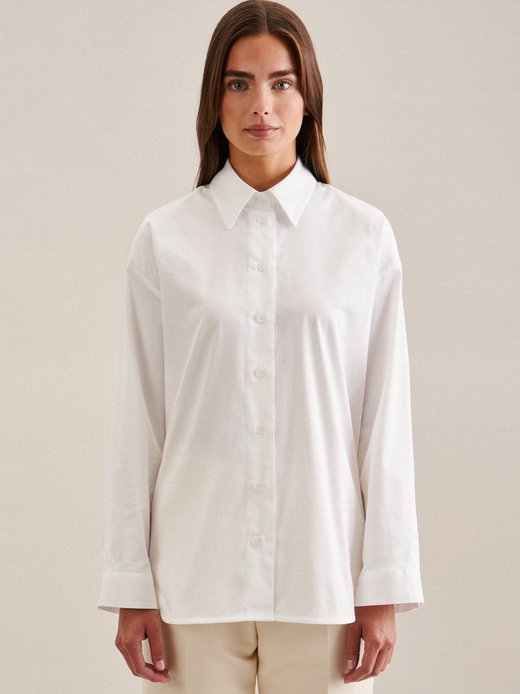 Damen Longbluse - Oversized Fit