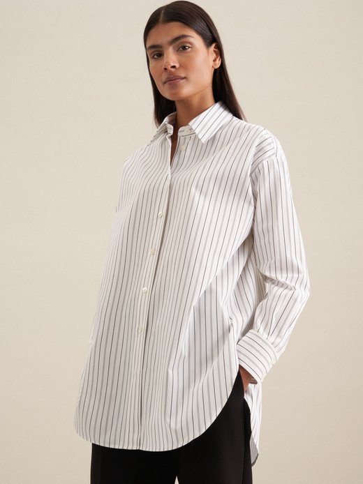 Damen Longbluse - Oversized Fit