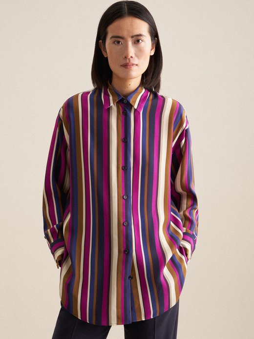 Damen Longbluse - Oversized Fit