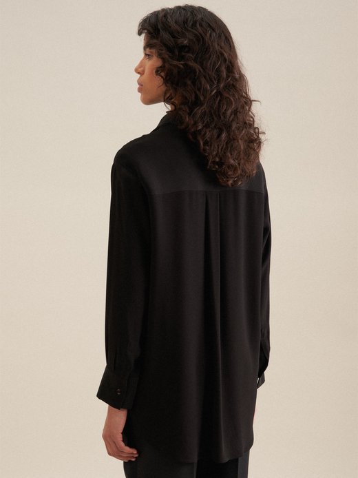 Damen Longbluse - Oversized Fit