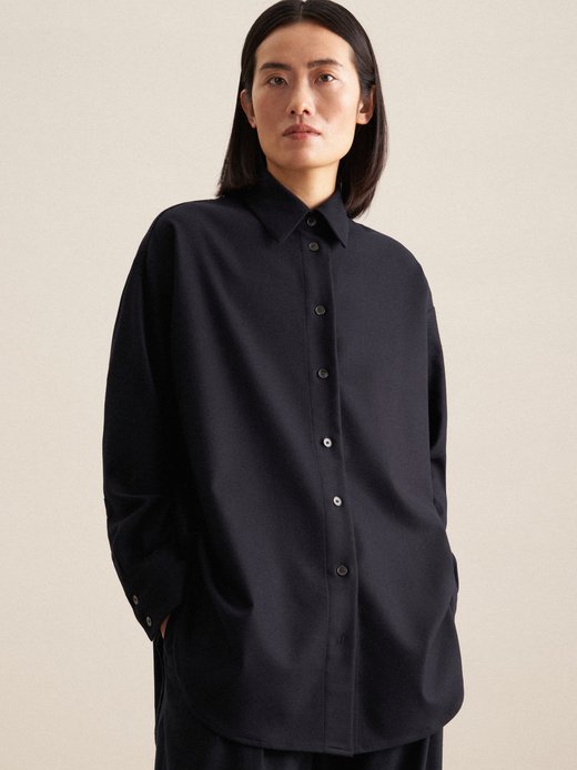 Damen Longbluse - Oversized Fit