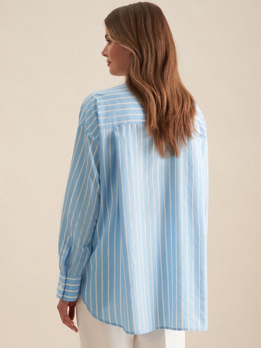 Damen Longbluse - Oversized Fit