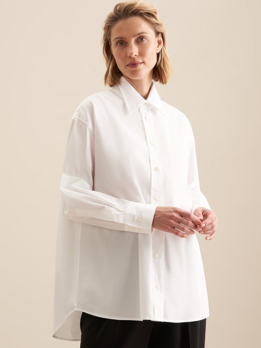 Damen Longbluse - Oversized Fit