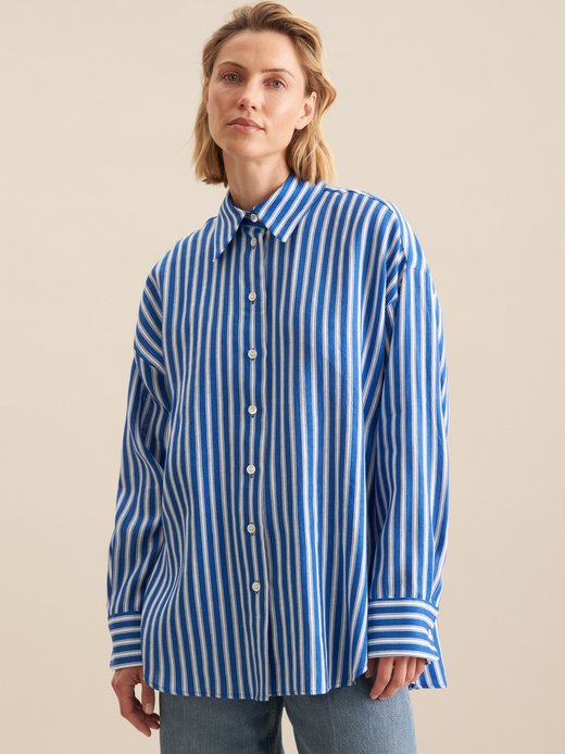 Damen Longbluse - Oversized Fit