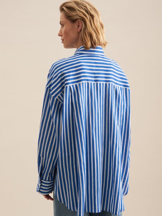 Damen Longbluse - Oversized Fit