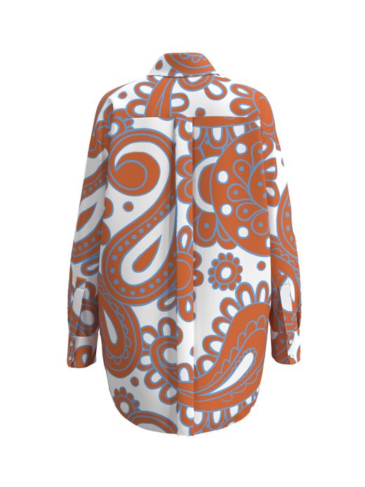 Damen Longbluse - Oversized Fit