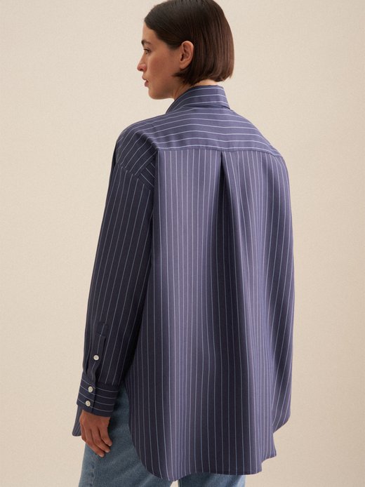 Damen Longbluse - Oversized Fit
