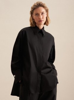 Damen Longbluse - Oversized Fit
