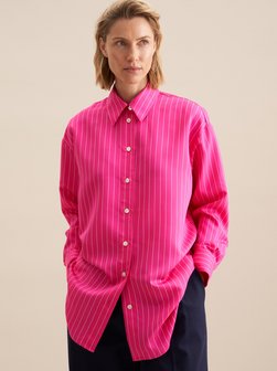 Damen Longbluse - Oversized Fit