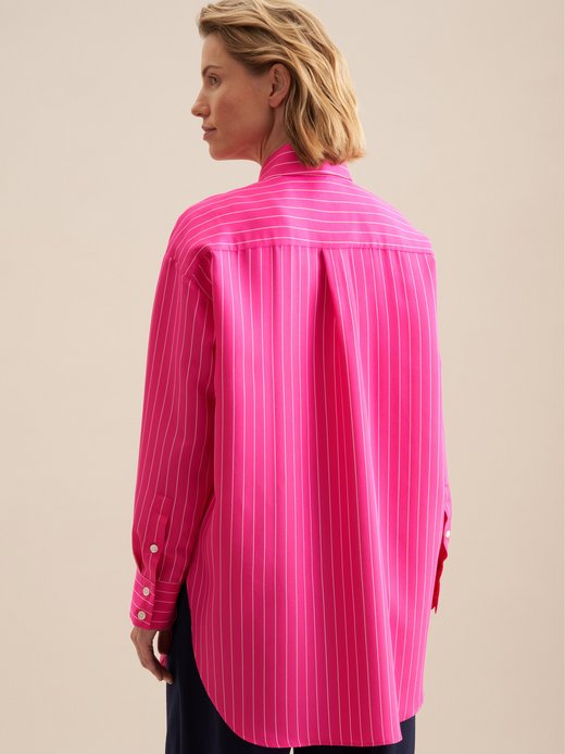 Damen Longbluse - Streifen