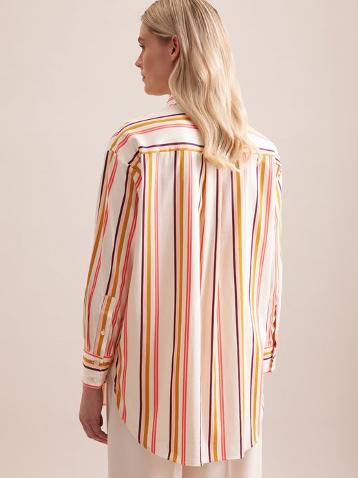 Damen Longbluse - Streifen