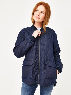 Damen Longjacke - Denim Jacket Regular Fit