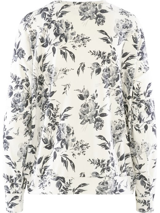 Damen Longsleeve  -  Black Rose