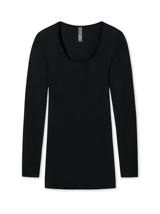 Damen Longsleeve  -  Feinripp - Luxury