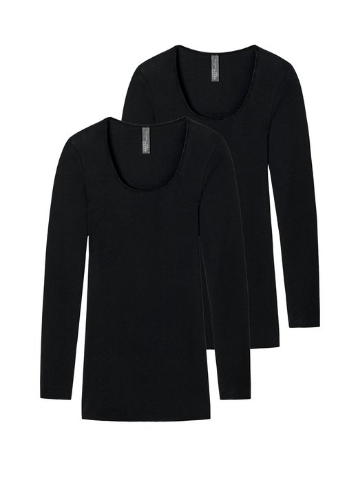 Damen Longsleeve  -  Feinripp - Luxury