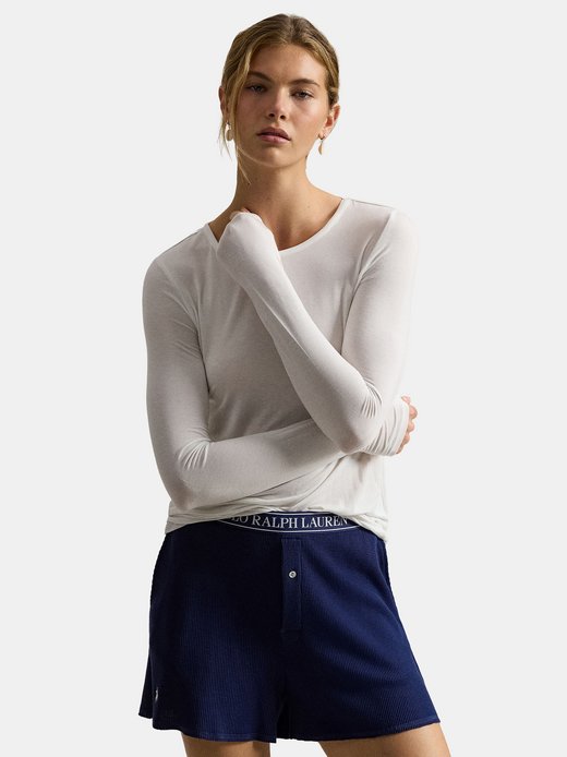 Damen Longsleeve  -  LS Shirt - Midnight Sheer
