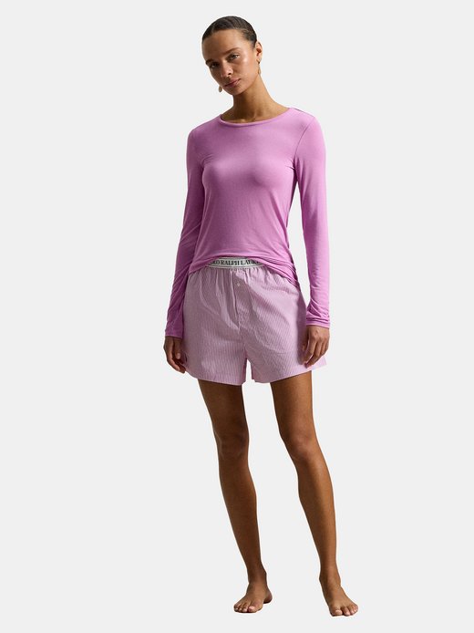 Damen Longsleeve  -  LS Shirt - Midnight Sheer