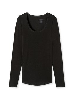 Artikelbild Damen Longsleeve  -  Personal Fit von Schiesser in schwarz uni