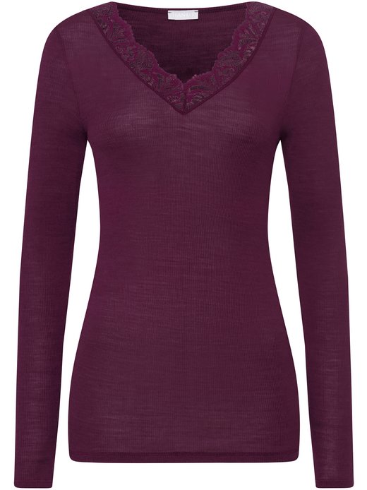 Damen Longsleeve  -  Woolen Lace