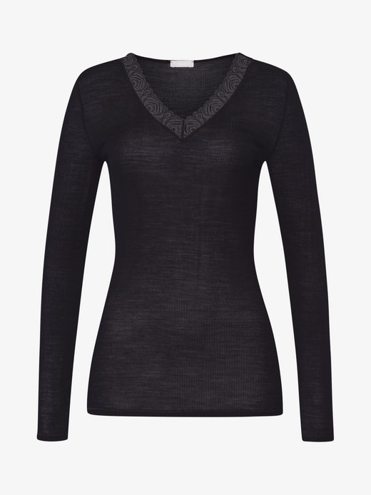 Damen Longsleeve  -  Woolen Lace