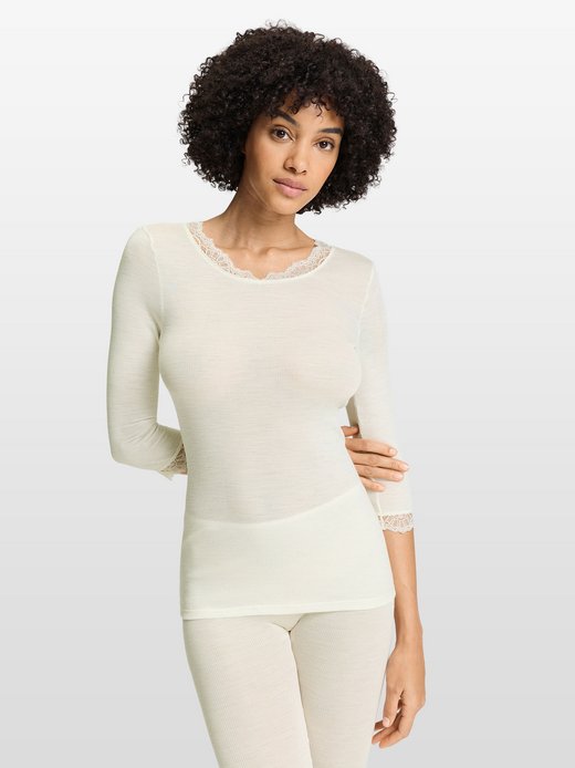 Damen Longsleeve  -  Woolen Lace